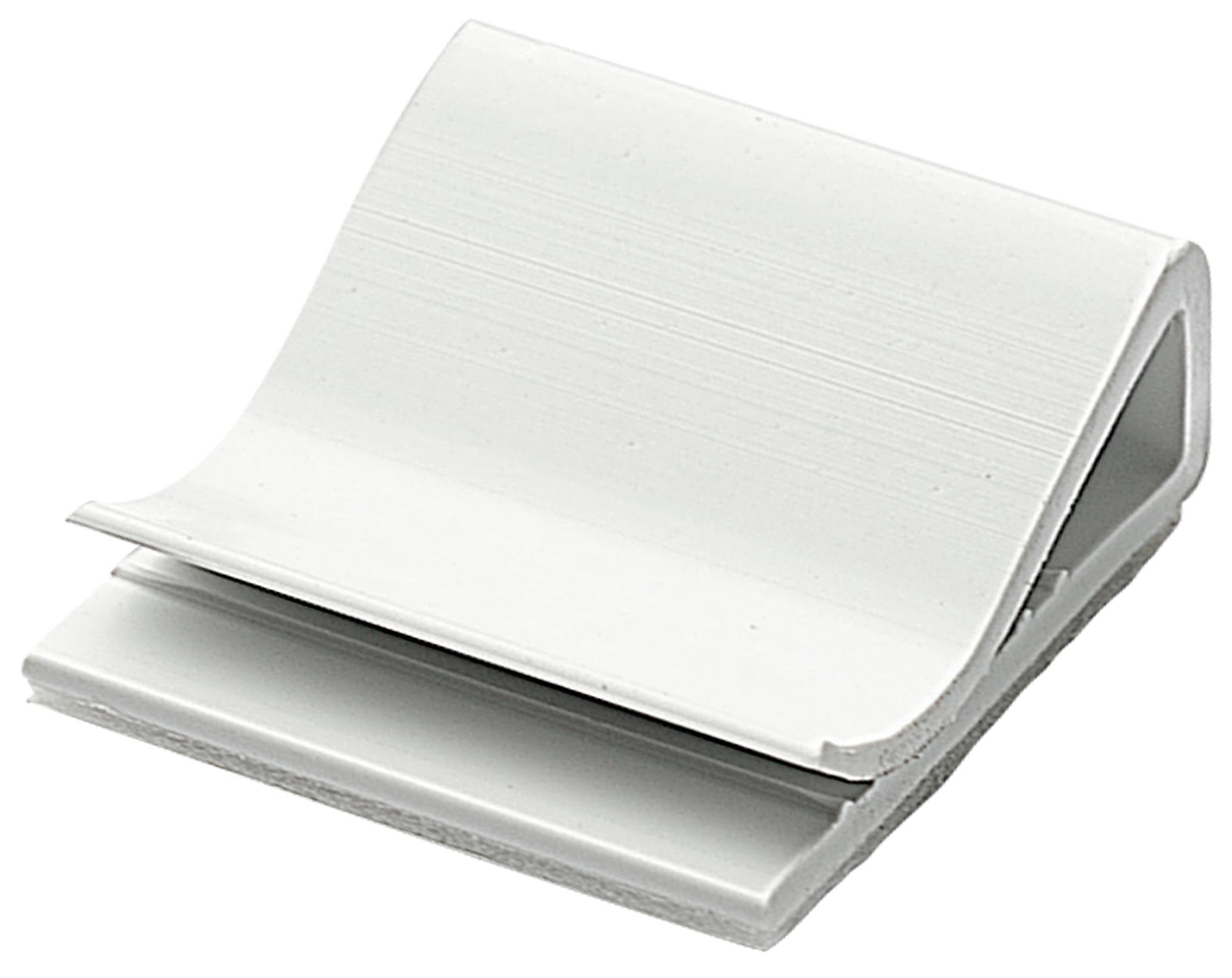 ELEMATIC - SUPPORTO ADESIVO PER CAVO PIATTO 25x26x9,6