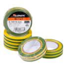 ELEMATIC - NASTRO ISOLANTE PVC GIALLO/VERDE 15x10 -10M
