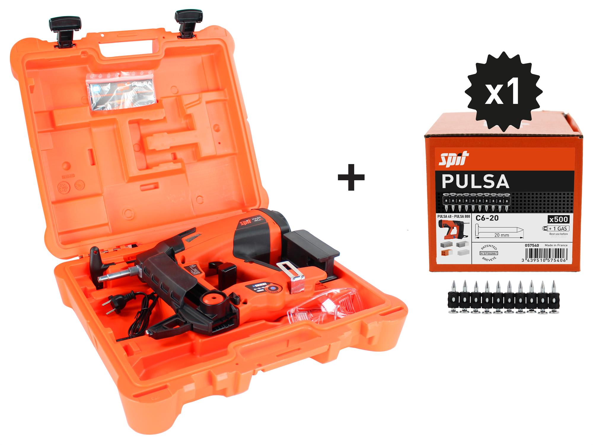 SPIT - PACK PULSA 40E + 1000 HC6-22 019319