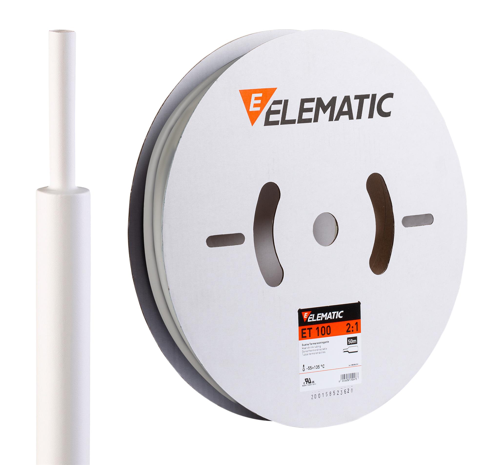 ELEMATIC - GUAINA ET100 BIANCA 1,2 BOBINA 12203012BI