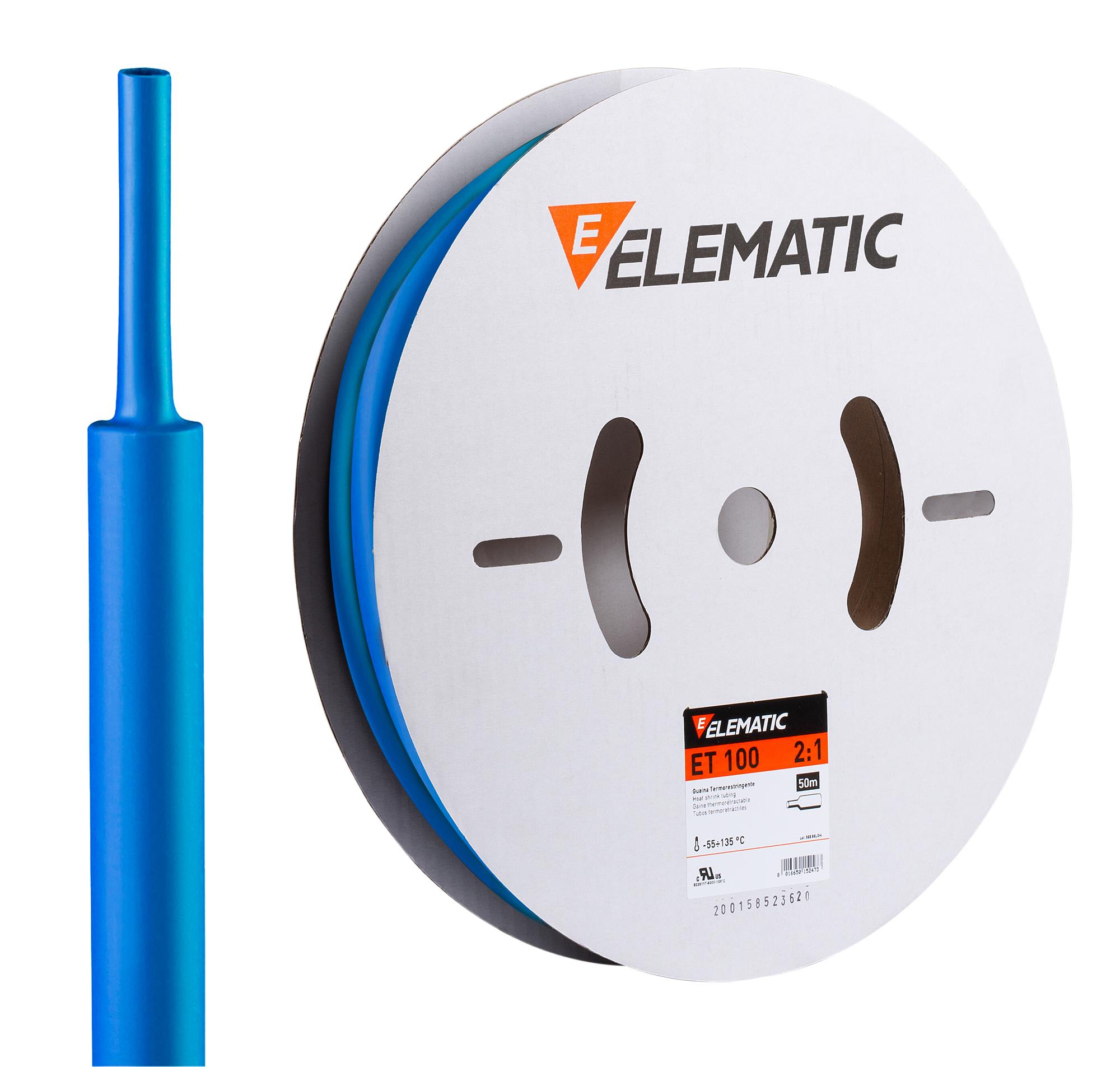 ELEMATIC - GUAINA ET100 BLU 1,2 BOBINA 12203012BL