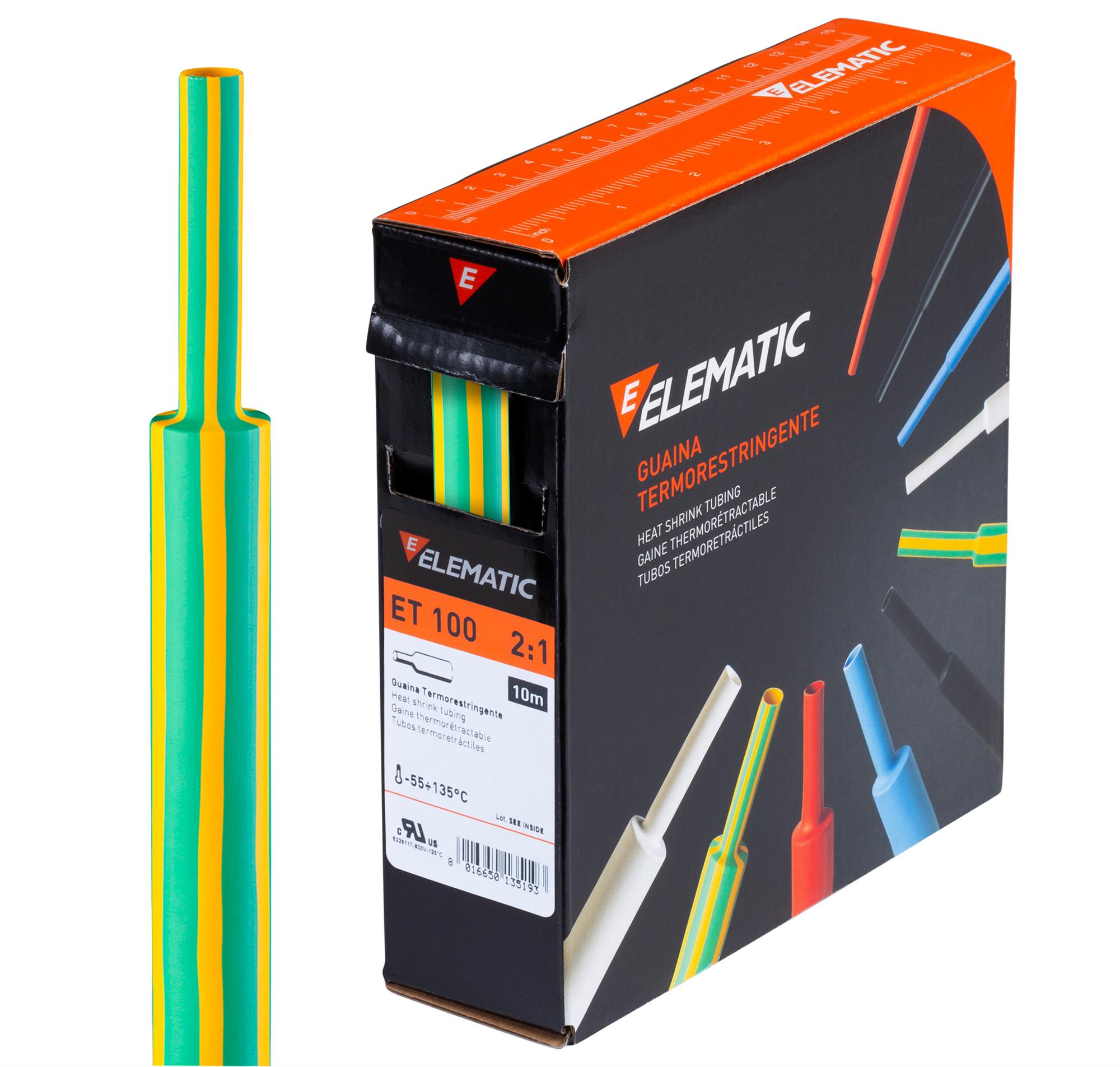 ELEMATIC - GUAINA ET100 G/V 6,4 SCATOLA 12253064GV