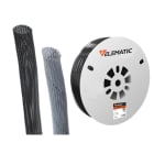 ELEMATIC - CALZA TRECCIATA PA 6.6 GRIGIA DIAM 20