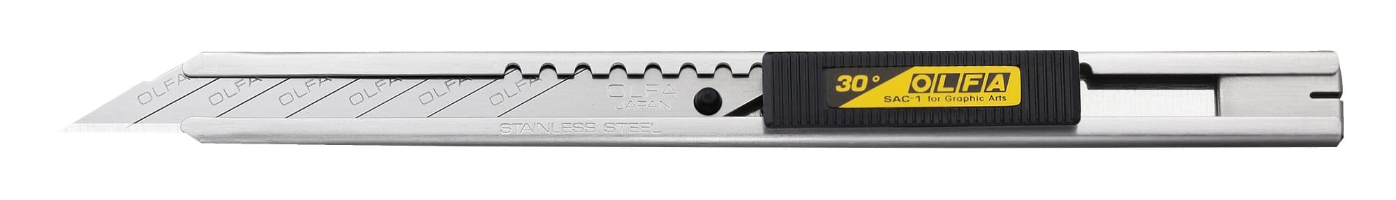 OLFA - CUTTER SAC-1 INOX CON CURSORE 9 mm