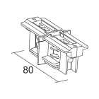 ELCOM - GIUNTO LINEARE C/CONTATTI LKM INCASSO NE