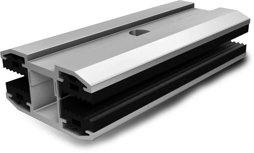 K2 SYSTEM - MORSETTO CENTRALE MODULI SENZA CORNICE