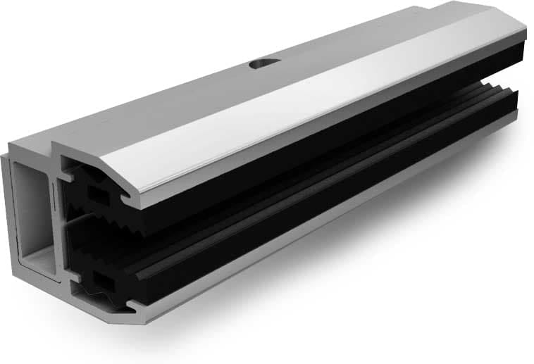 K2 SYSTEM - MORSETTO TERMINALE MODULI SENZA CORNICE