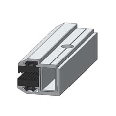 K2 SYSTEM - MORSETTO TERMINALE MODULI SENZA CORNICE
