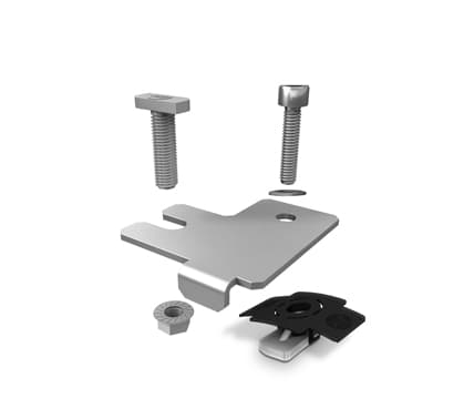 K2 SYSTEM - SOLIDRAIL CROSSCONNECTOR SET