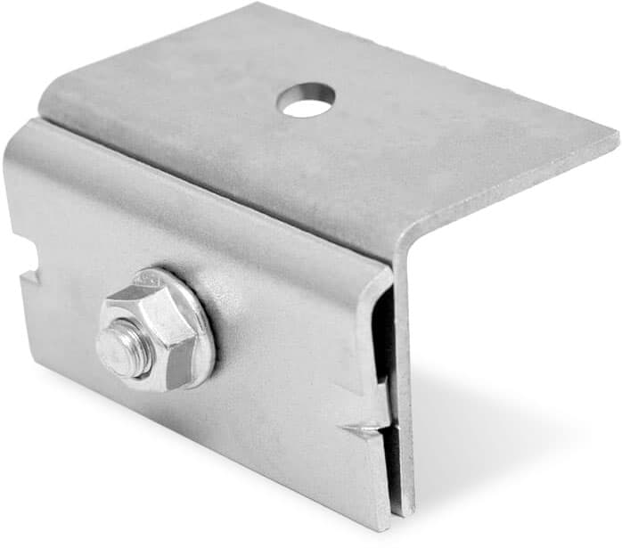 K2 SYSTEM - MORSETTO PER AGGRAFFATURA PIANA