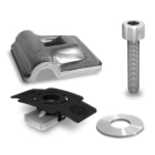 K2 SYSTEM - MORSETTO PROTEZIONE FULM ALU 8MM - SET