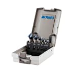 KRINO - ASSORTIMENTO FRESE AD INCASSARE E SVASARE A 3 TAGLI HSS-CO+TiAlN 6,3-20,5