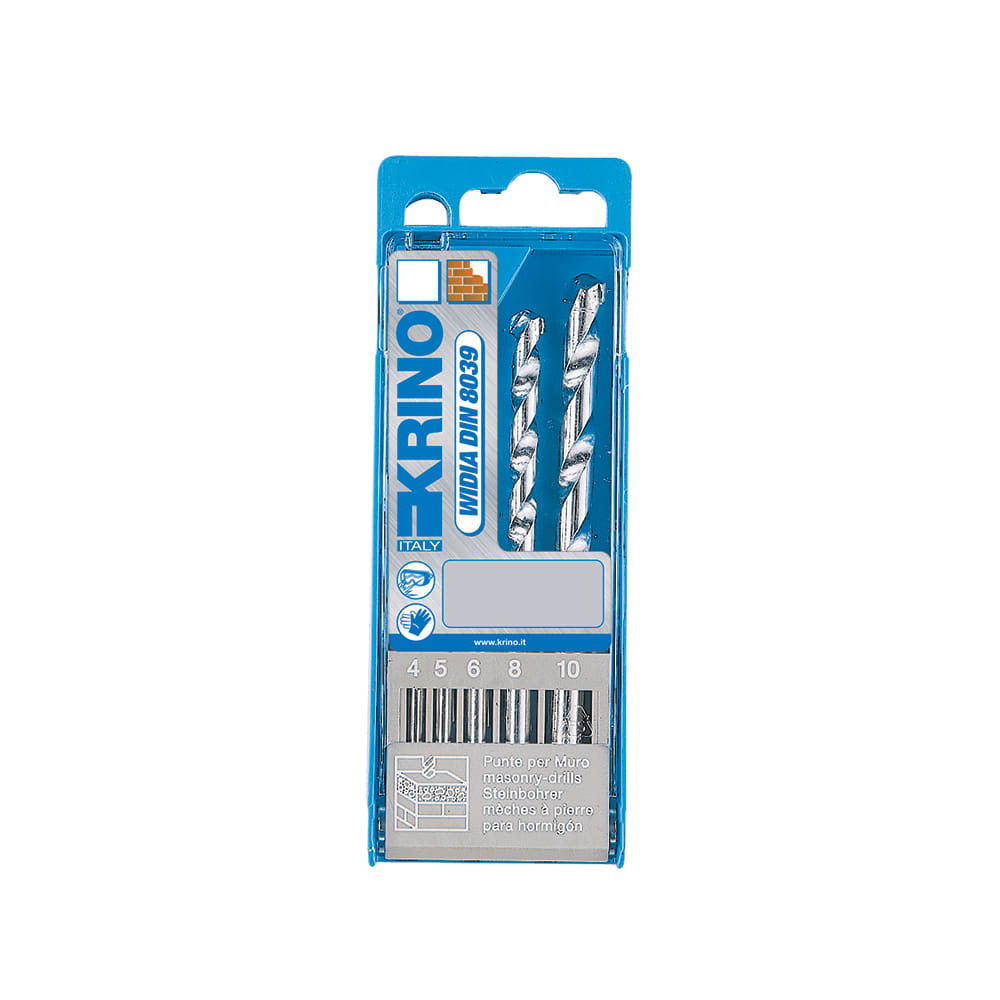 KRINO - ASSORTIMENTO PUNTE PER MURO, QUALITÀ STANDARD 4-5-6-8-10