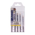 KRINO - ASSORTIMENTO PUNTA UNIVERSALE “FORATUTTO®” CON ATTACCO HEX 1/4” 5PZ 4-5-6-8-10