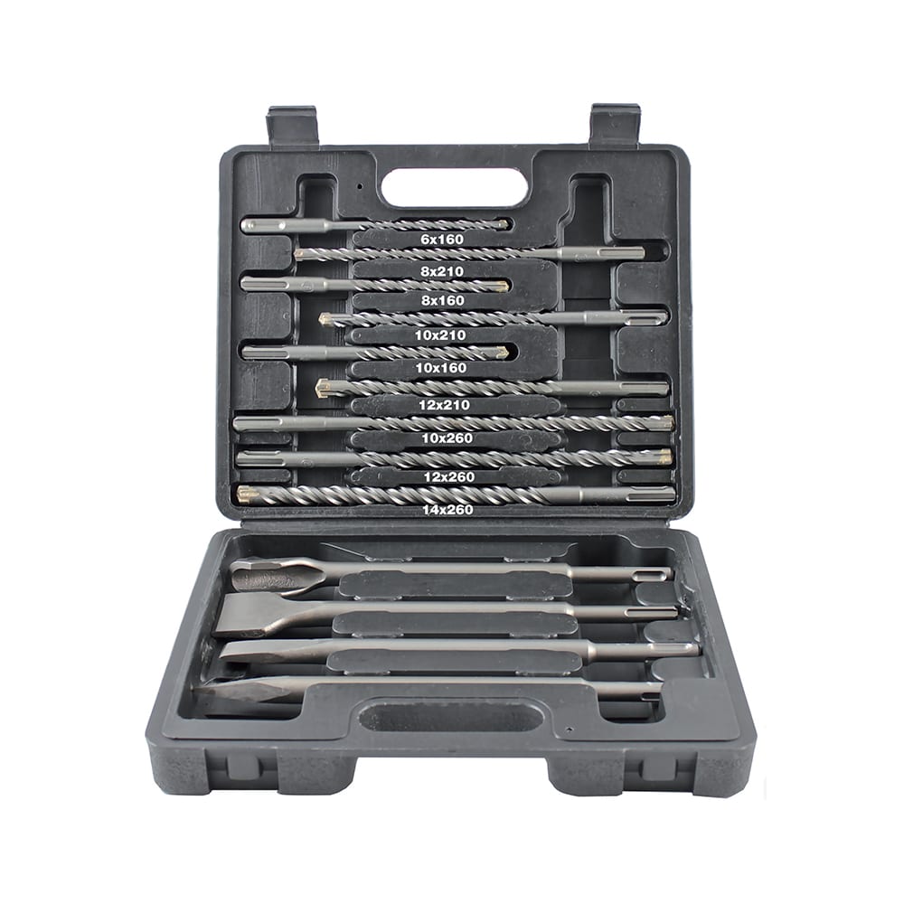 KRINO - ASSORTIMENTO PUNTE SDS-PLUS CON 4 ELICHE E 4 TAGLIENTI "K8"
