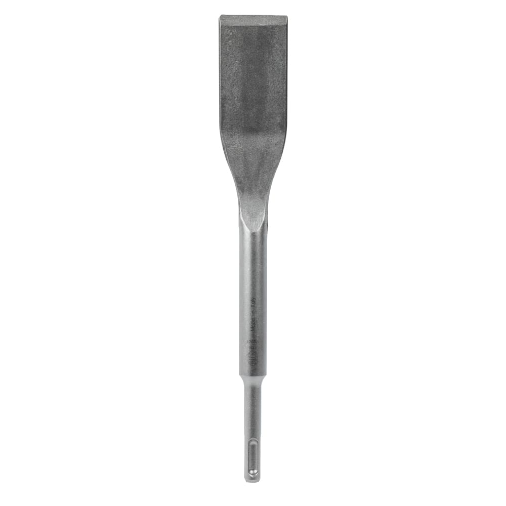 KRINO - SCALPELLI DI QUALITÀ PER MARTELLI ELETTRICI PERFORATORI PIATTO LARGO Lunghezza in mm 250 Diametro in mm 14