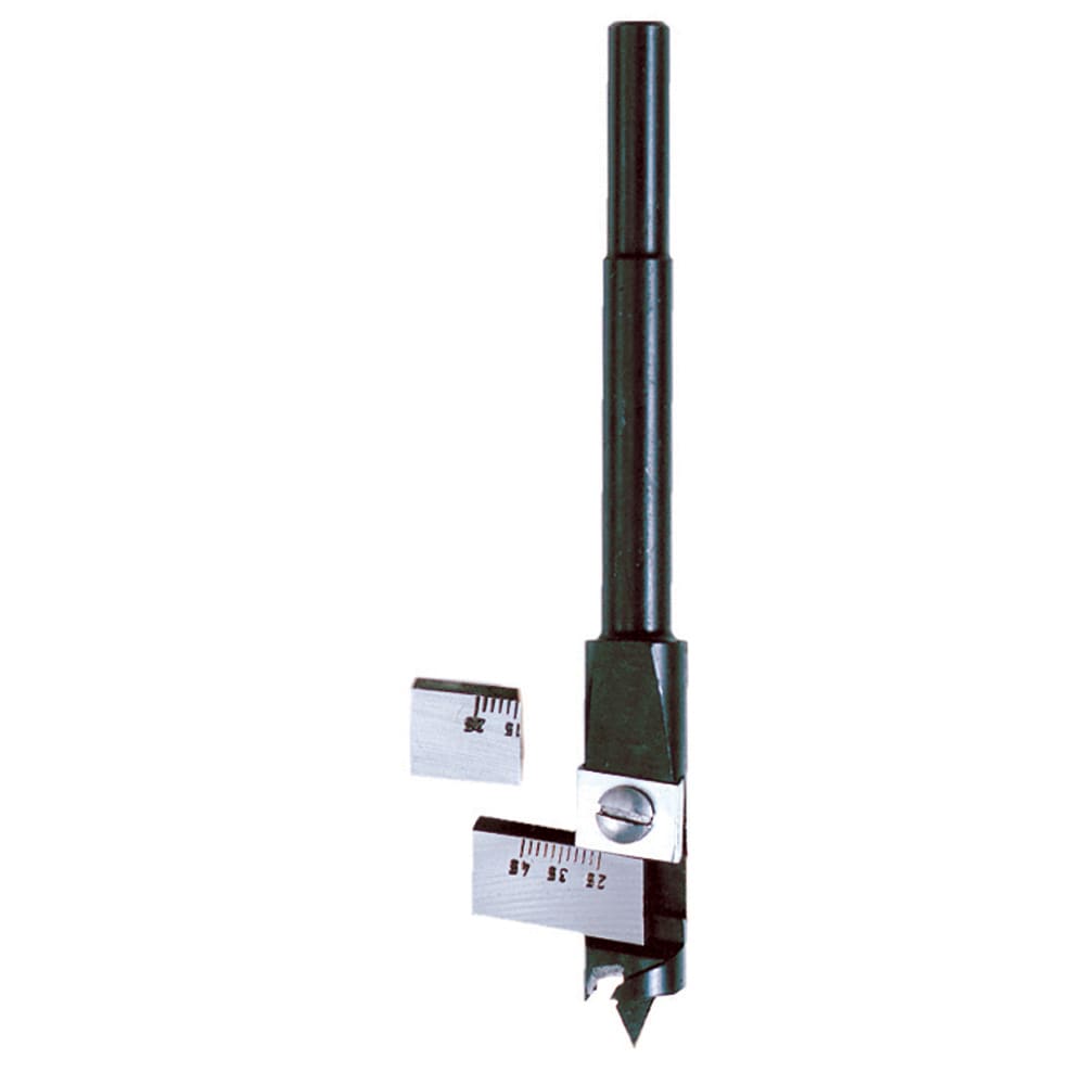 KRINO - MECCHIE PIATTE PER LEGNO CODOLO ESAGONALE DIAMETRO REGOLABILE diametro Ø 14,5 ÷ 45 lunghezza in mm legno, multistrato, truciolato