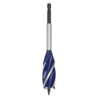 KRINO - PUNTE LEGNO 4 TAGLIENTI ATTACCO1/4" HEX diametro 10 lunghezza in mm 165 legno, multistrato, truciolato, GFRP