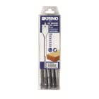 KRINO - ASSORTIMENTO MECCHIE PIATTE PER LEGNO, CODOLO ESAGONALE 10-25