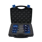 KRINO - ASSORTIMENTO PUNTE ELICOIDALI PER LEGNO A 4 TAGLIENTI CON ATTACCO HEX ¼” 16-32