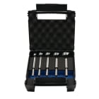 KRINO - ASSORTIMENTO FRESE TIPO FORSTNER A DUE TAGLIENTI CON PUNTA DA CENTRO ED INCISORI PER FORI NEL LEGNO 15-20-25-30-35