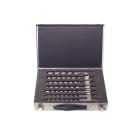 KRINO - ASSORTIMENTO PUNTE PER LEGNO PROFESSIONALI A SPIRALE SINGOLA TIPO LEWIS CON GAMBO SDS-PLUS Cassetta in METALLO 8-20