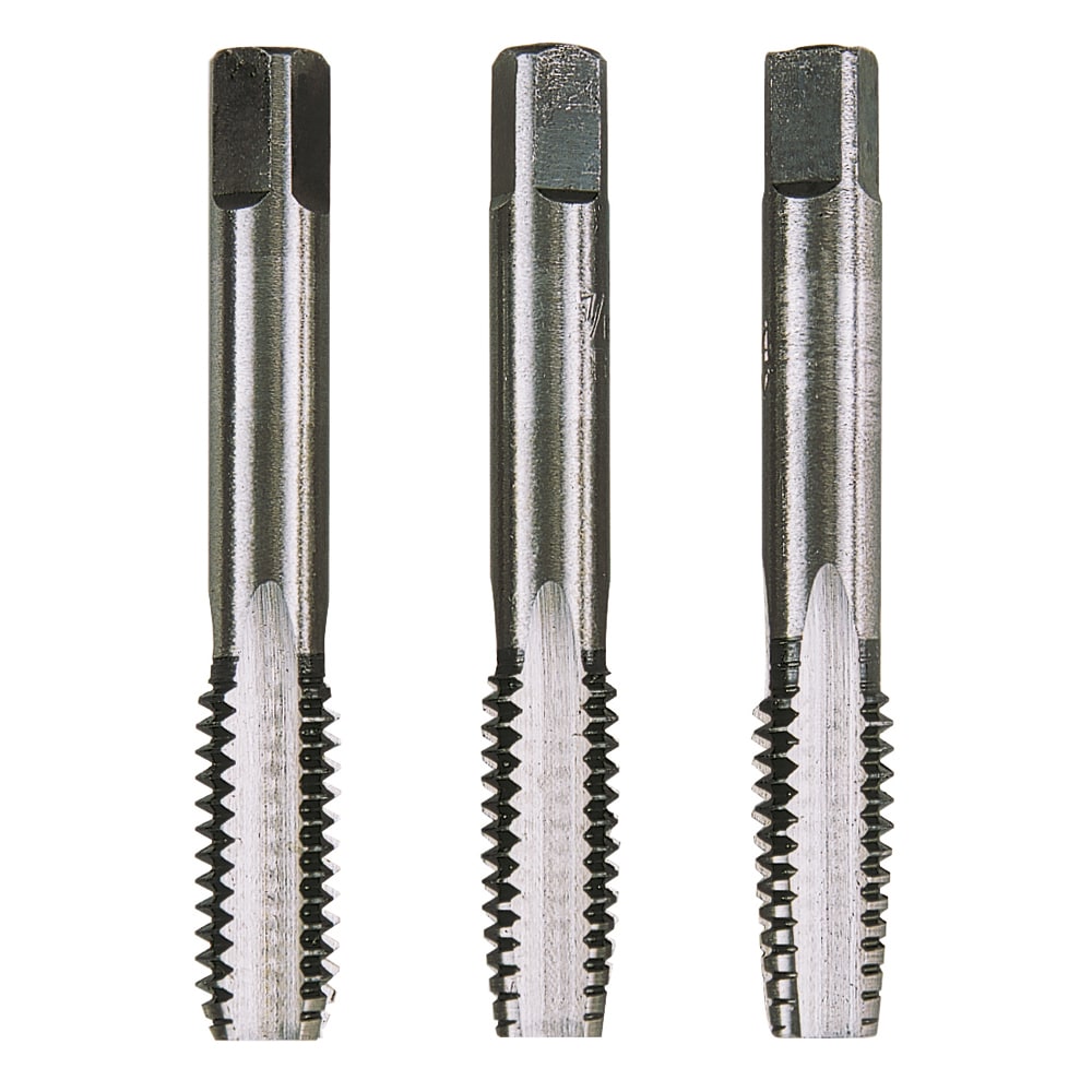 KRINO - MASCHI A MANO SERIE DI 3 PEZZI, FILETTATURA METRICA ISO A PASSO GROSSO 9 PER 1,25