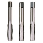 KRINO - MASCHI A MANO SERIE DI 3 PEZZI, FILETTATURA WHITWORTH PASSO GROSSO 3/16 PER 24