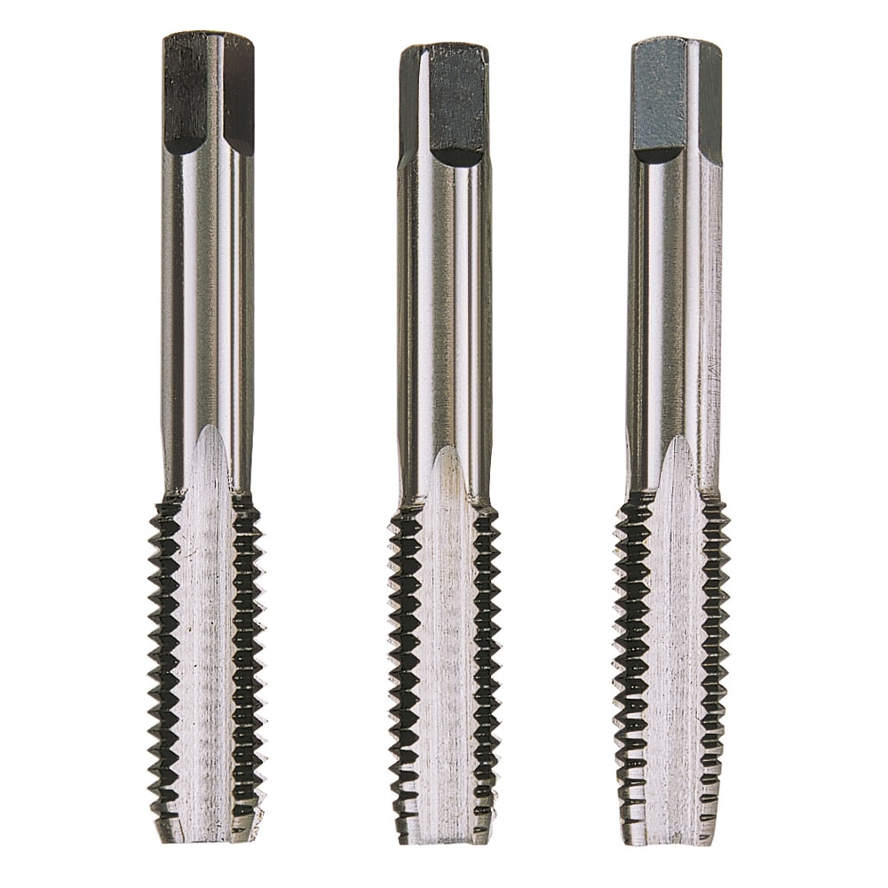 KRINO - MASCHI A MANO SERIE DI 3 PEZZI, FILETTATURA WHITWORTH PASSO GROSSO 5/8 PER 11