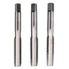 KRINO - MASCHI A MANO SERIE 3 PEZZI, FILETTATURA AMERICANA A PASSO GROSSO UNC 8 PER 32