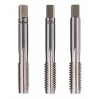 KRINO - MASCHI A MANO SERIE DI 3 PEZZI, FILETTATURA WHITWORTH A PASSO GROSSO BS 84 9/16 PER 12