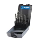 KRINO - ASSORTIMENTO MASCHI A MACCHINA, SCANALATURE DIRITTE, IMB. CORRETTO, FILETTARE METRICA ISO PASSO GROSSO ABS HSS-G DIN371B+DIN376B 10240306