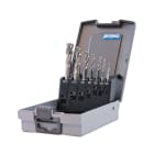 KRINO - ASSORTIMENTO MASCHI A MACCHINA, SCANALATURE DESTRE 35°, IMB. “C”, FILETTARE METRICA ISO ABS HSS-CO 5% DIN371C+376C 35°