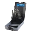 KRINO - ASSORTIMENTO MASCHI A MACCHINA, SCANALATURE DIRITTE, IMB. CORRETTO, FILETTARE METRICA ISO PASSO GROSSO ABS HSS-CO 5% DIN371B+DIN376B