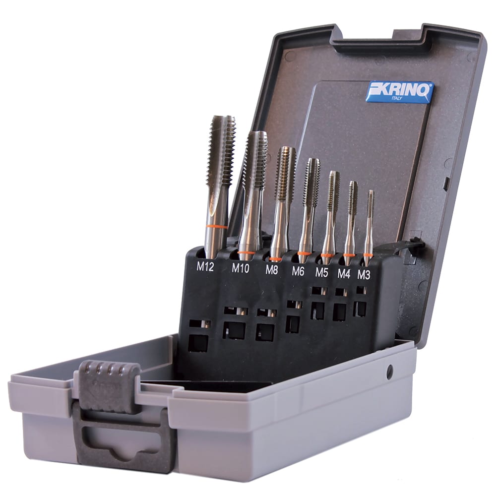 KRINO - ASSORTIMENTO MASCHI MACCH.ANEL.ARANCIO 7 M3-12 DIN371-376