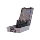 KRINO - ASSORTIMENTO MASCHI A MACCHINA CON ANELLO ROSSO, FILETTATURA METRICA ISO HSS-CO 5% MM4-10