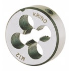 KRINO - FILIERE TONDE AL CROMO, FILETTATURA METRICA ISO 7 PER 1