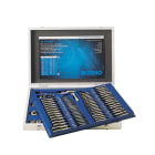 KRINO - ASSORTIMENTO A FILETTARE PER GARAGE TIPO FIAT IN CASSETTA DI LEGNO - SPECIALE PER GARAGE - CLASSIC C.RIVESTITE M+MF M 2-18