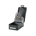 KRINO - ASSORTIMENTO A FILETTARE IN HSS-G IN ASTUCCI DI METALLO E ABS HSS-CO 5% M3-12