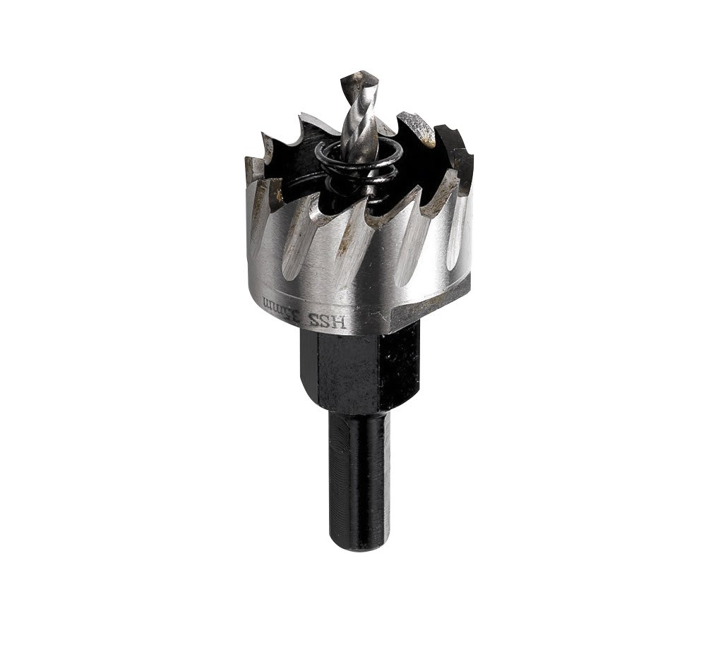 KRINO - FRESE A TAZZA IN HSS-G RETTIFICATE PER FORARE LAMIERE IN ACCIAIO, FERRO, LEGHE LEGGERE, TUTTI I MATERIALI METALLICI, PLASTICA DURA 26mm