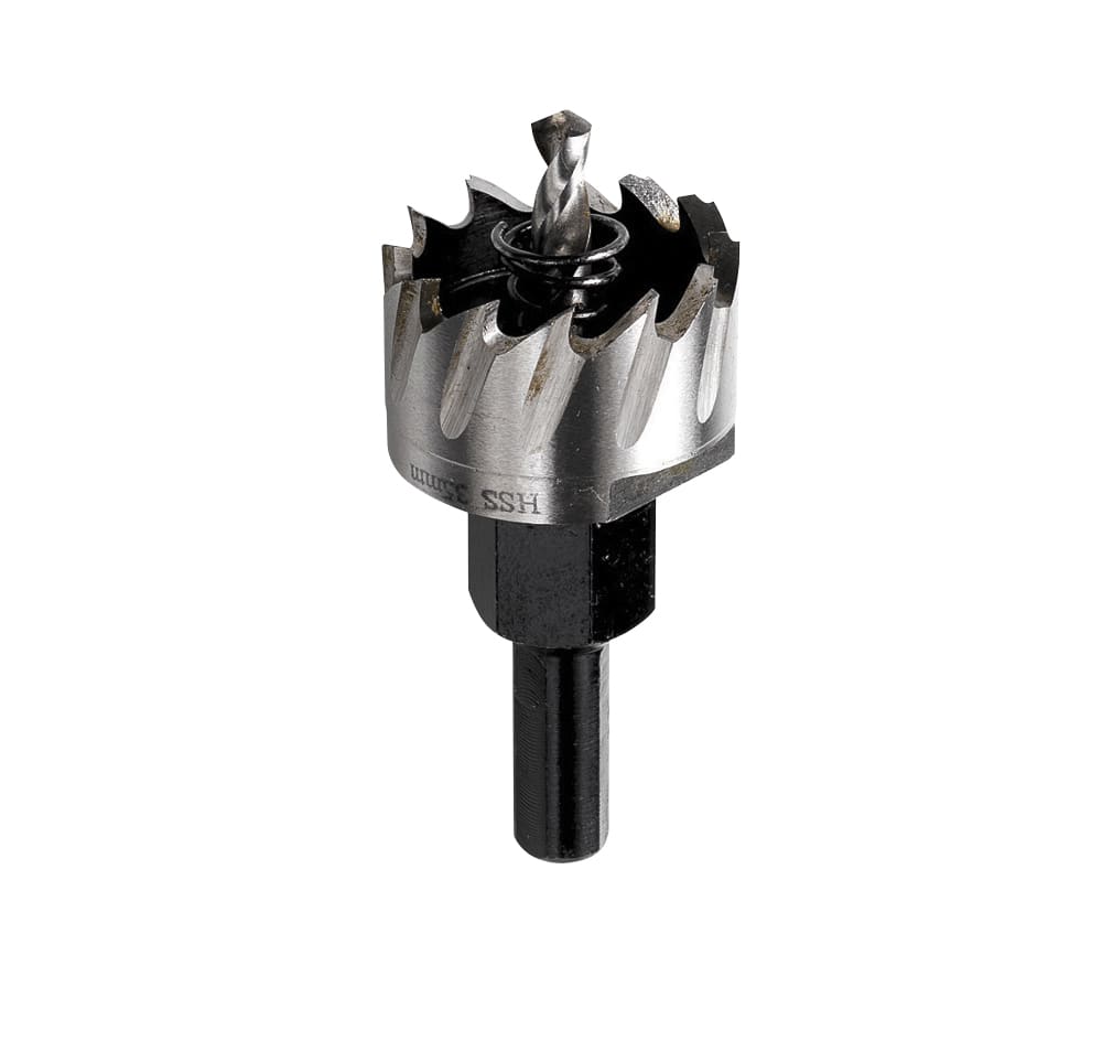 KRINO - FRESE A TAZZA IN HSS-G RETTIFICATE PER FORARE LAMIERE IN ACCIAIO, FERRO, LEGHE LEGGERE, TUTTI I MATERIALI METALLICI, PLASTICA DURA 49mm