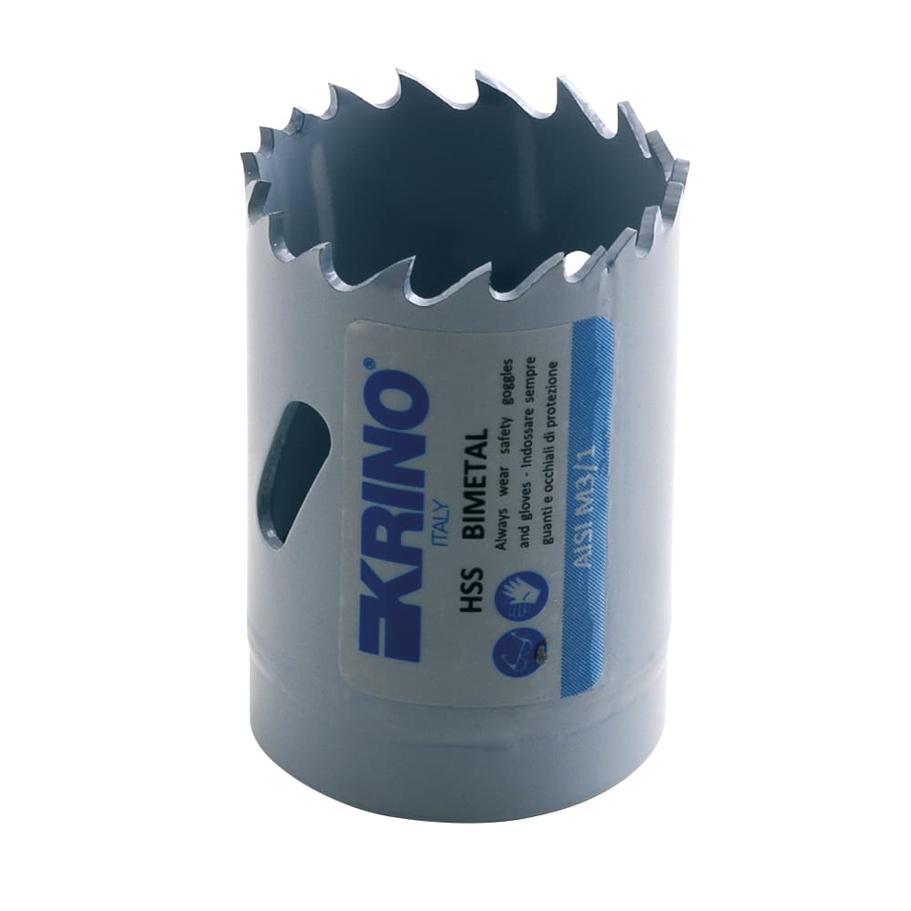 KRINO - SEGHE A TAZZA BIMETALLICHE HSS A DENTATURA VARIABILE 19mm