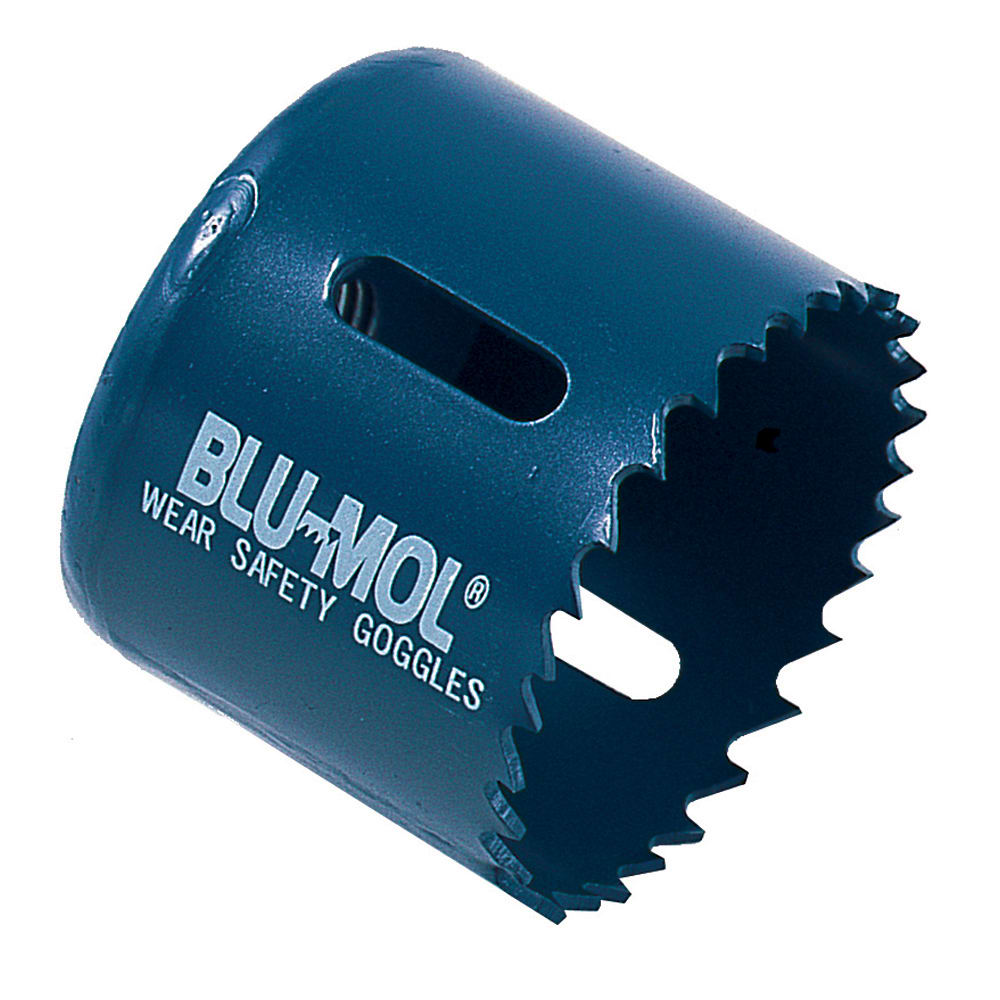 KRINO - SEGHE A TAZZA BIMETALLICHE HSS-CO 8% A DENTATURA VARIABILE ORIGINALI “BLU-MOL” 57mm