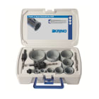 KRINO - ASSORTIMENTO SEGHE A TAZZA BIMETALLICHE HSS IN VALIGETTE DI PLASTICA Kit per installatori 19-64
