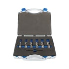 KRINO - ASSORTIMENTO FRESE A CAROTARE IN HSS-G CON ATTACCO WELDON PER MACCHINE A SUPPORTO
MAGNETICO E TRAPANI A COLONNA CON ATTACCO MORSE 12-22