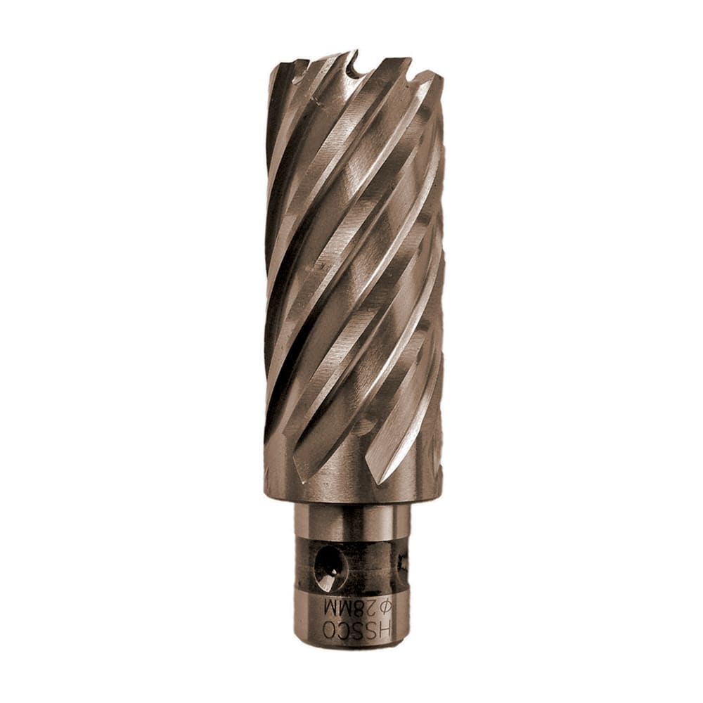 KRINO - FRESE A CAROTARE IN HSS-CO 5%CON ATTACCO QUICK-IN 18 mm PER TRAPANI CON BASE MAGNETICA