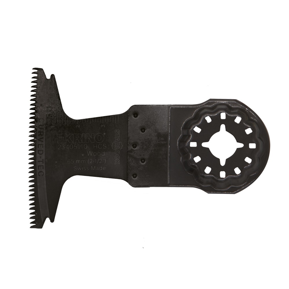 KRINO - ACCESSORI PER UTENSILI MULTIFUNZIONE AD OSCILLAZIONE HCS Curved TECH Applicazioni LEGNO, MULTISTRATO, PLASTICA BOSCH® AII65BSPC Attacco Starlock®