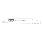 KRINO - LAME PER SEGHETTI A GATTUCCIO CON ATTACCO UNIVERSALE SABRE® PER METALLO METALLI Codice di riferimento del marchio ? S123XF Tipo di taglio DRITTO, FINE, VELOCE Lunghezza per passo in mm 150x1,8÷3,2