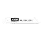 KRINO - LAME PER SEGHETTI A GATTUCCIO CON ATTACCO UNIVERSALE SABRE® PER METALLO METALLI Codice di riferimento del marchio ? S522BF Tipo di taglio DRITTO FINE, VELOCE Lunghezza per passo in mm 100x1,8