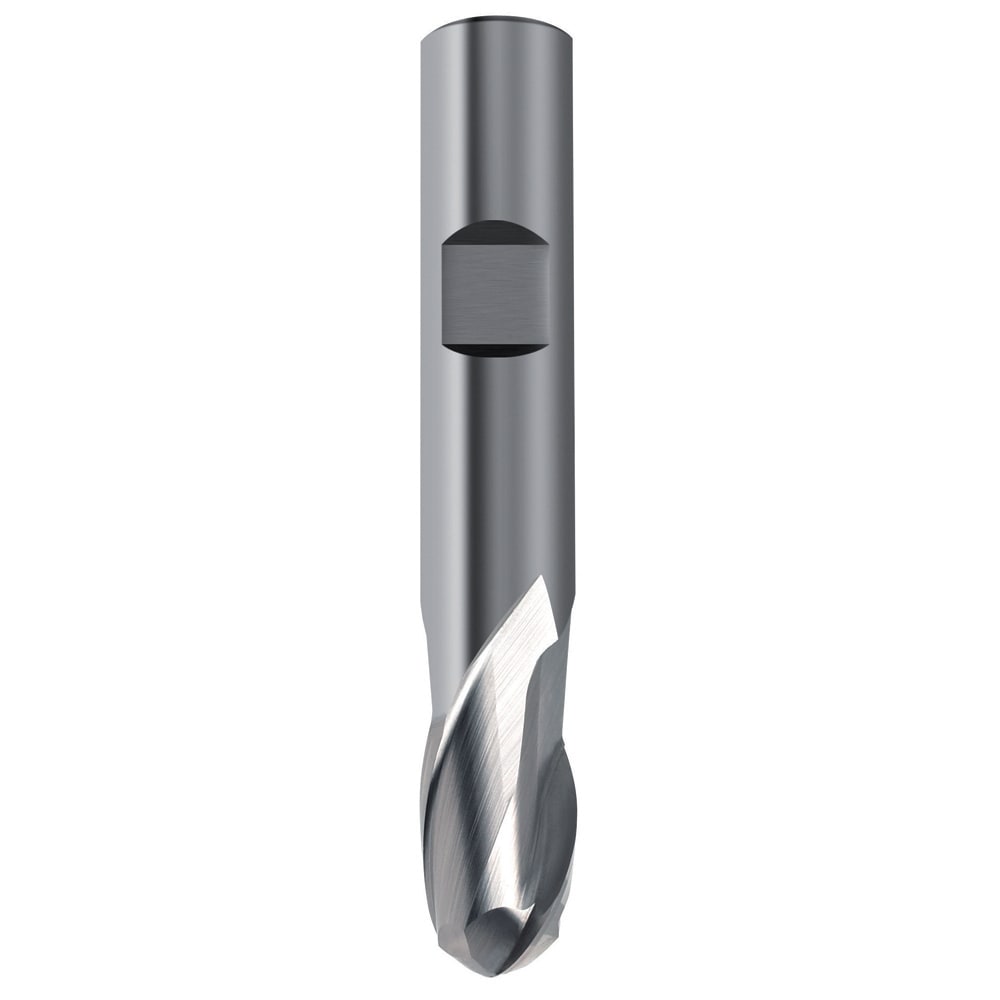KRINO - FRESE FRONTALI CILINDRICHE A RAGGIO IN HSS-CO8% CON ATTACCO WELDON 4mm
